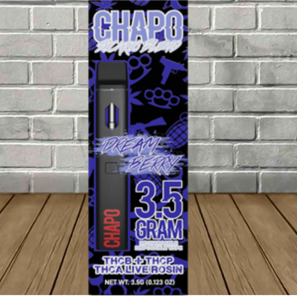 Chapo Extrax Live Rosin Sicario Blend Disposable Vape 3.5g — DISCONTINUED - Image 3
