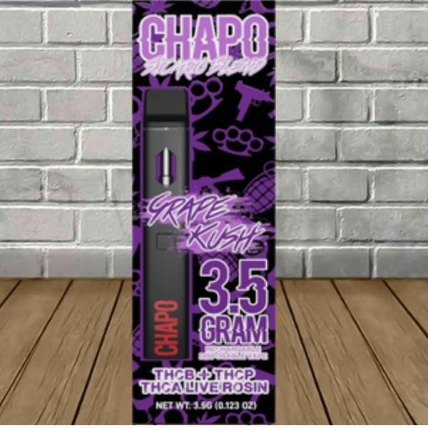 Chapo Extrax Live Rosin Sicario Blend Disposable Vape 3.5g — DISCONTINUED - Image 4