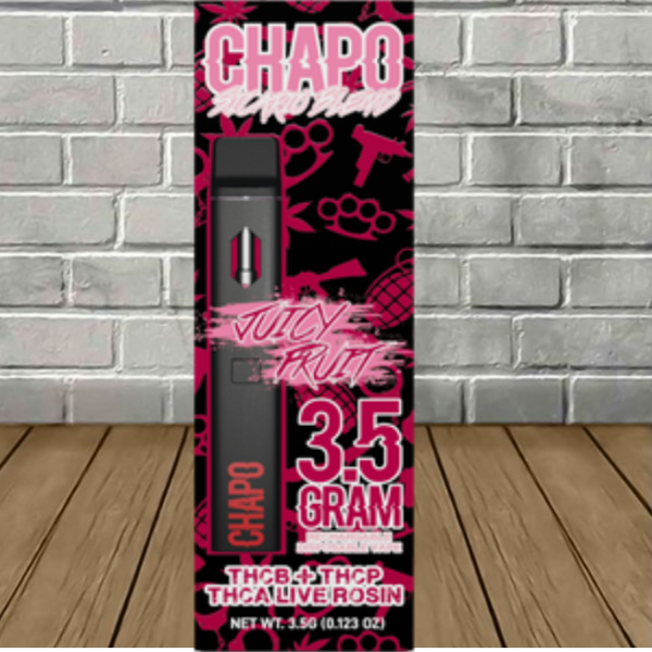 Chapo Extrax Live Rosin Sicario Blend Disposable Vape 3.5g — DISCONTINUED - Image 5