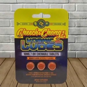 Cheech & Chongs Kosmic Ludes Mango 7-OH Chewable Tablets 10mg — DISCONTINUED