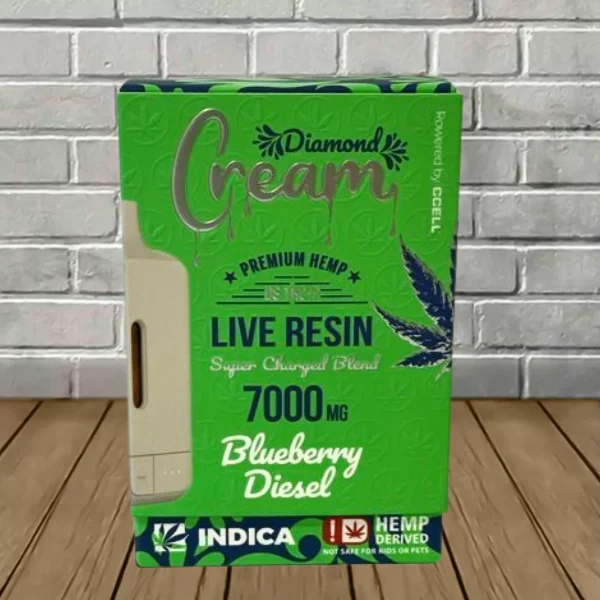 Cream Live Resin Super Charged D8 + THCP Blend Disposable 7g - Image 7
