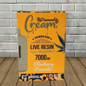 Cream Live Resin Super Charged D8 + THCP Blend Disposable 7g - Image 9
