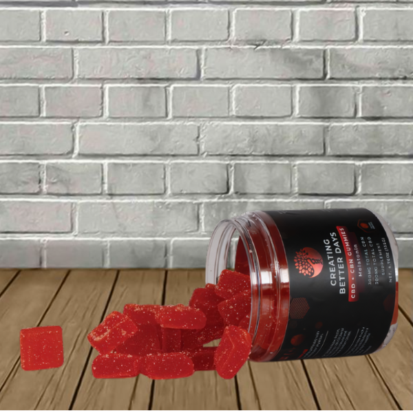Creating Better Days CBD + CBN Gummy 600mg Blood Orange - Image 2