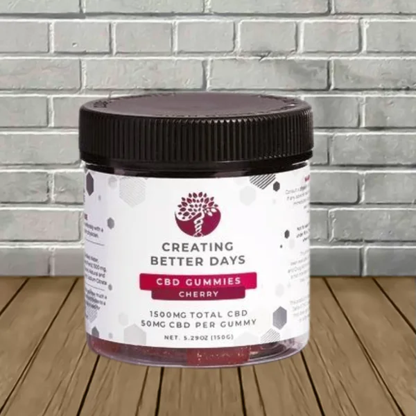 Creating Better Days CBD Isolate Gummies 1500mg - Image 3