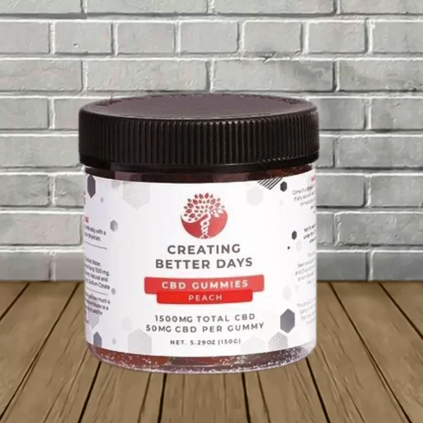Creating Better Days CBD Isolate Gummies 1500mg - Image 2