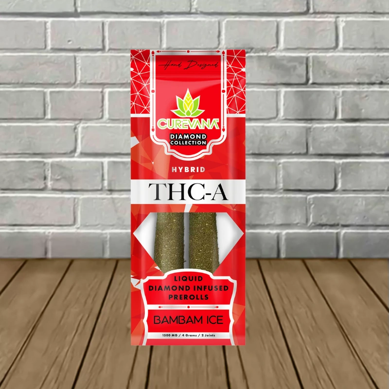 Curevana Diamond Collection THCa Prerolls 4g - Image 2