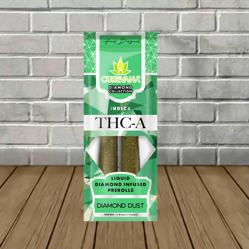 Curevana Diamond Collection THCa Prerolls 4g - Image 4