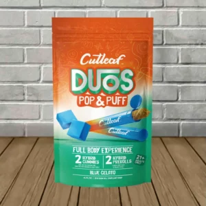 Alternative view of CutLeaf Duos Pop + Puff 2 Gummies (20mg) + 2 Prerolls (2g)