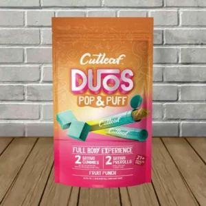 CutLeaf Duos Pop + Puff 2 Gummies (20mg) + 2 Prerolls (2g) - Image 5
