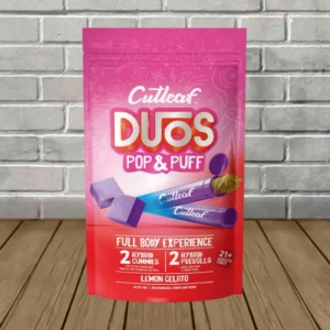 CutLeaf Duos Pop + Puff 2 Gummies (20mg) + 2 Prerolls (2g) - Image 6