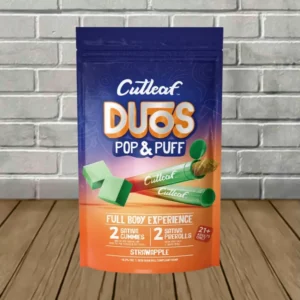 CutLeaf Duos Pop + Puff 2 Gummies (20mg) + 2 Prerolls (2g) - Image 9
