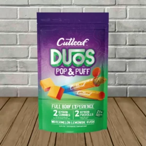 CutLeaf Duos Pop + Puff 2 Gummies (20mg) + 2 Prerolls (2g) - Image 12
