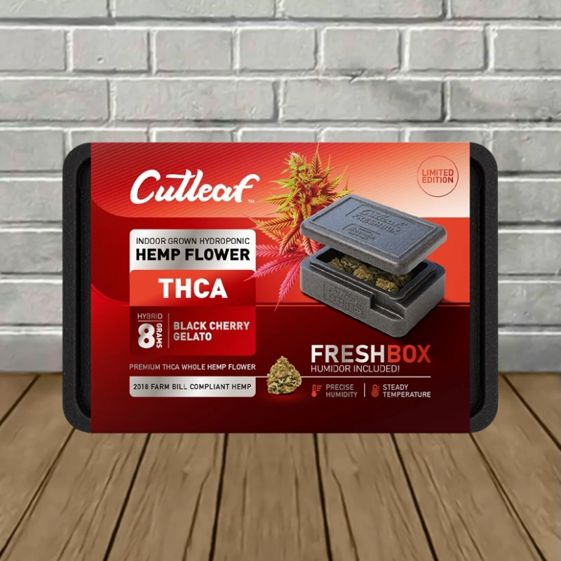 Cutleaf Limited Edition THCa Flower 8g + 1ct Fresh Box - Image 3