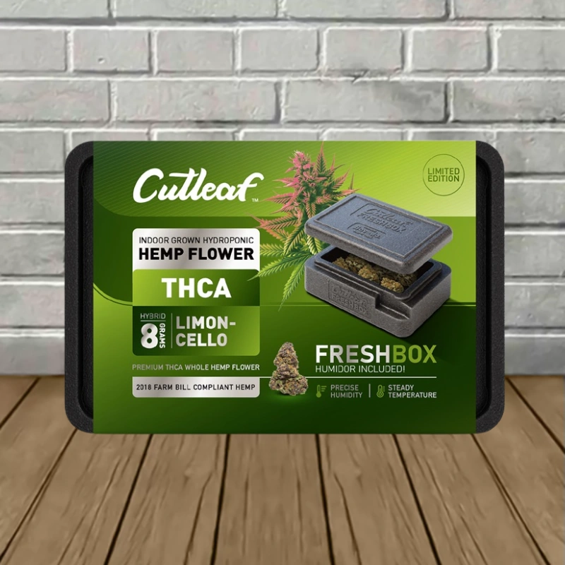 Cutleaf Limited Edition THCa Flower 8g + 1ct Fresh Box