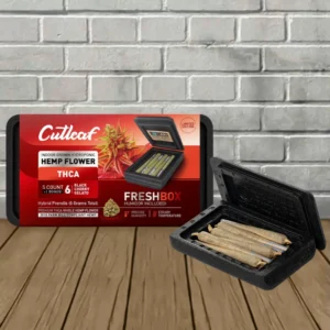 Cutleaf Limited Edition THCa Preroll + FreshBox 6g