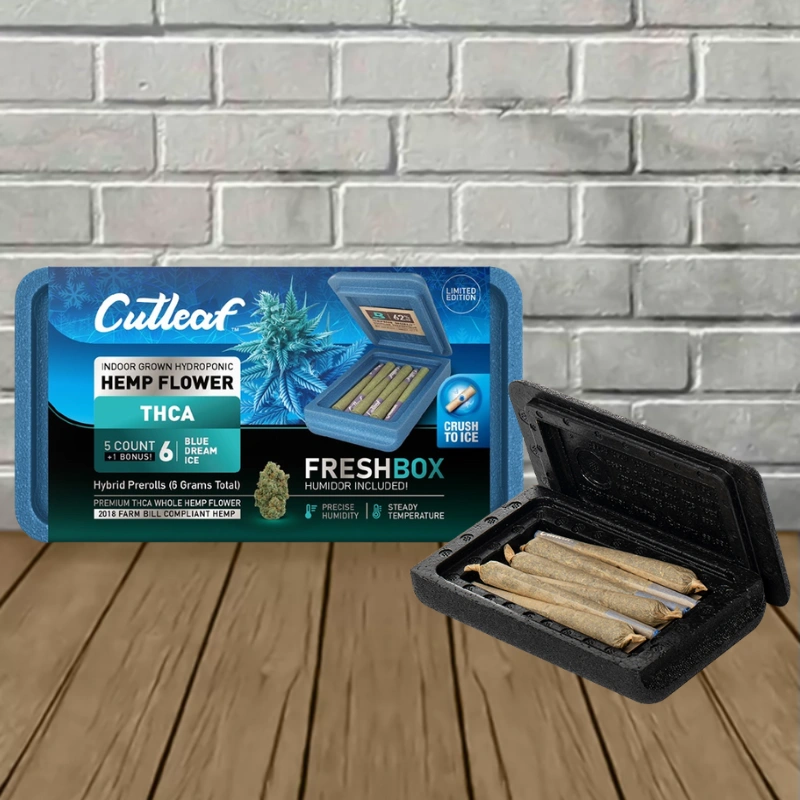 Cutleaf Limited Edition THCa Preroll + FreshBox 6g - Image 4