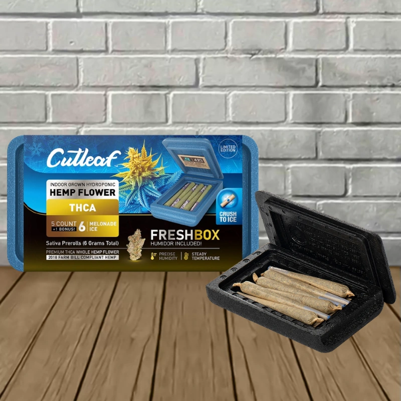 Cutleaf Limited Edition THCa Preroll + FreshBox 6g - Image 9