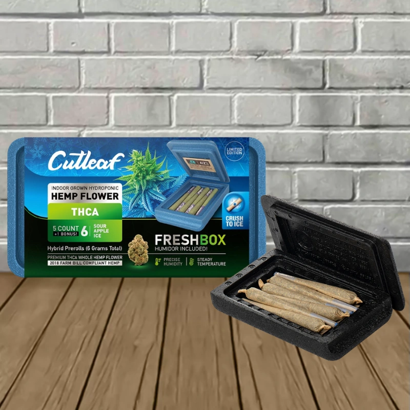 Cutleaf Limited Edition THCa Preroll + FreshBox 6g - Image 12