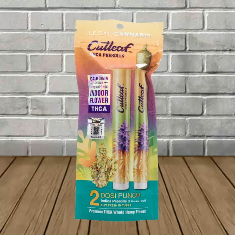 Cutleaf THCa Prerolls 2g - Image 10