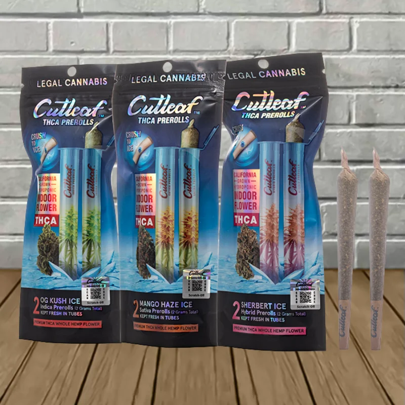 Cutleaf THCa Prerolls 2g - Image 2
