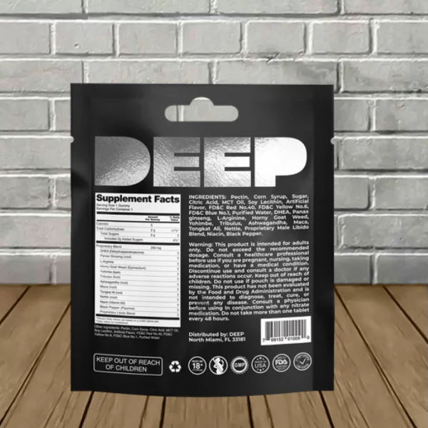 DEEP Enhanced Sexual Performance For Him Gummies - Image 6