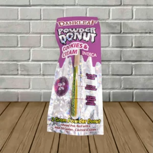 Dankleaf Powder Donut Hashhole Preroll 2g - Image 3