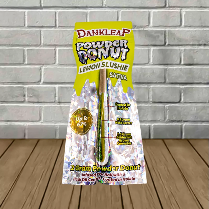 Dankleaf Powder Donut Hashhole Preroll 2g - Image 5