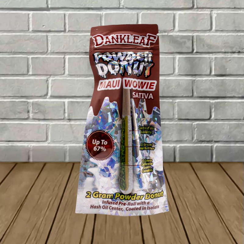 Dankleaf Powder Donut Hashhole Preroll 2g - Image 6