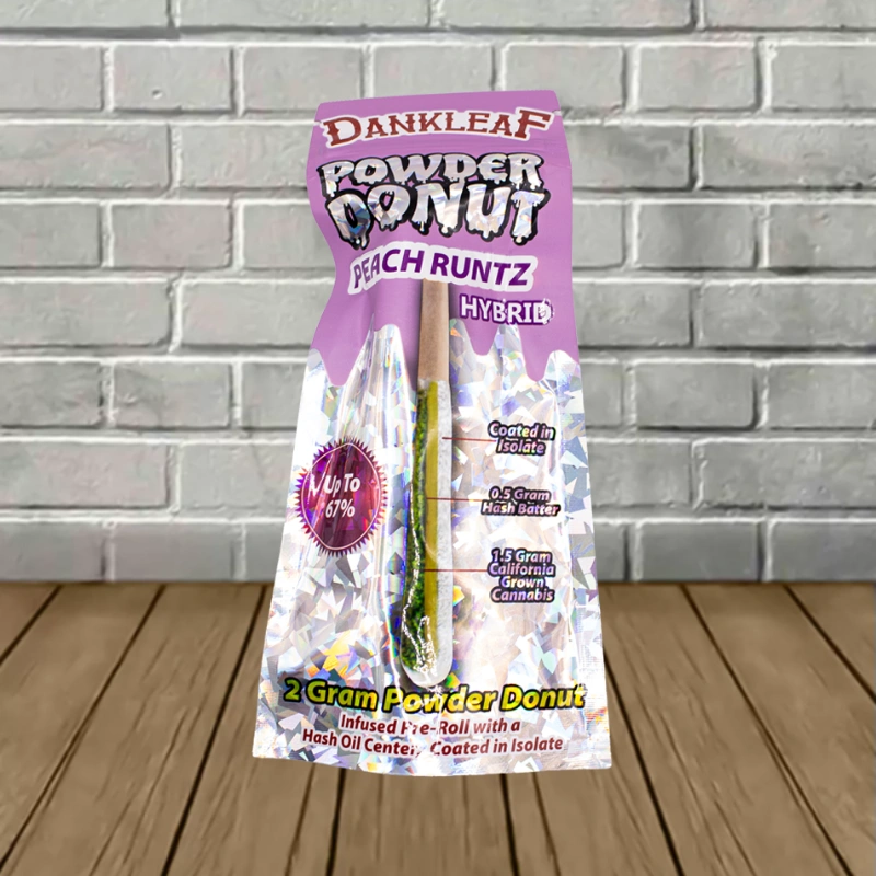 Dankleaf Powder Donut Hashhole Preroll 2g - Image 8