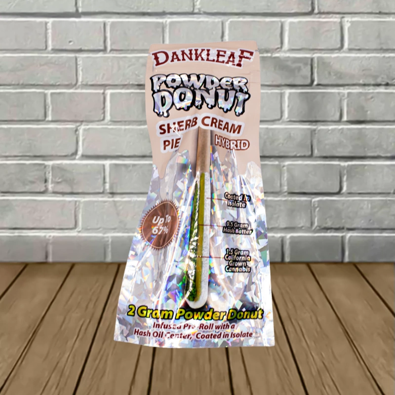 Dankleaf Powder Donut Hashhole Preroll 2g - Image 10