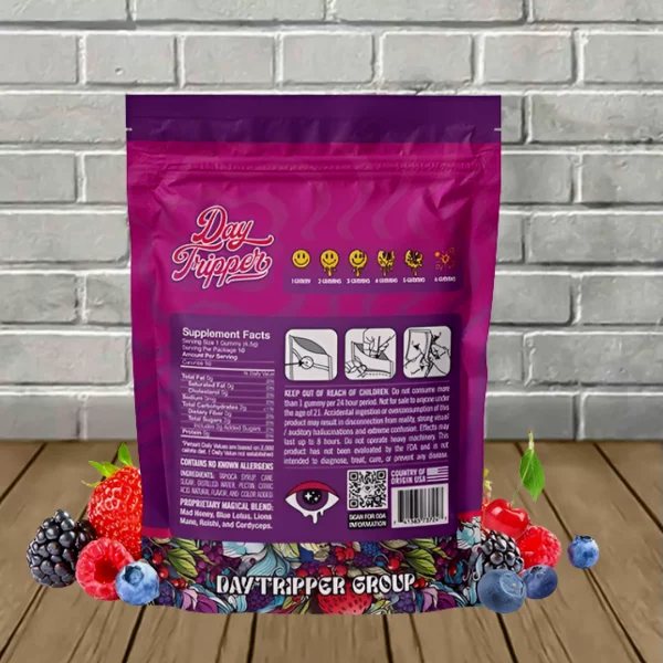 DayTripper Legal Psychedelics Mushroom Gummies 10ct - Image 6
