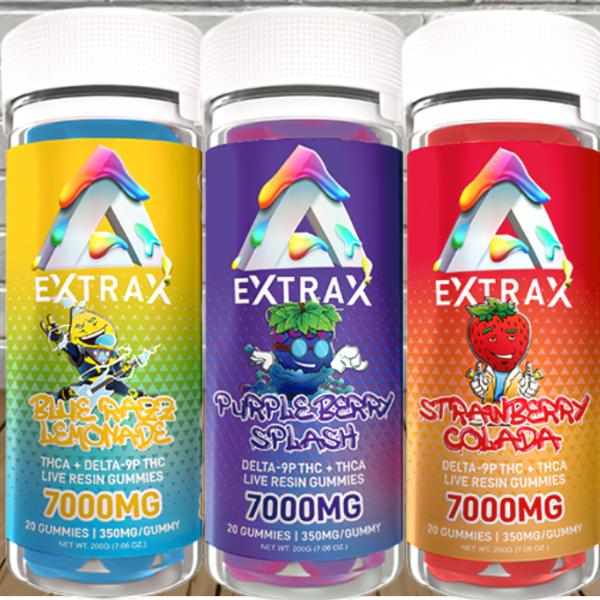 Delta Extrax Adios Blend Gummies 7000mg