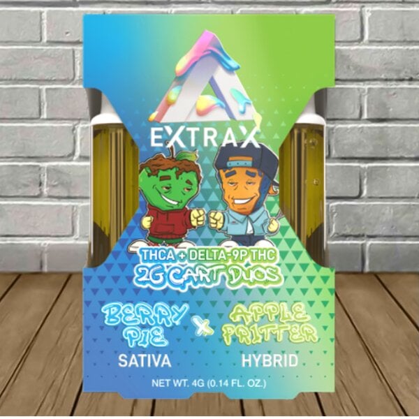 Delta Extrax Live Resin Adios Blend 2g Duo Cartridge - Image 2