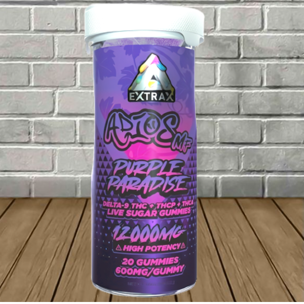 Delta Extrax Live Sugar Adios MF Blend Gummies 12000mg - Image 6