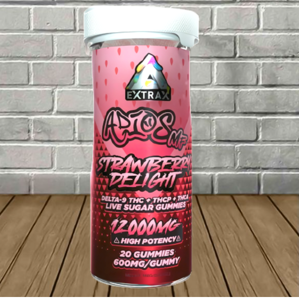Delta Extrax Live Sugar Adios MF Blend Gummies 12000mg - Image 5