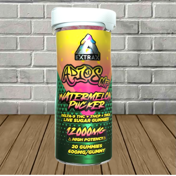 Delta Extrax Live Sugar Adios MF Blend Gummies 12000mg - Image 3
