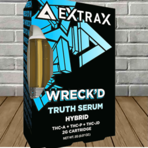 Alternative view of Delta Extrax Wrek’d Series Live Resin Cartridge 2g — DISCONTINUED