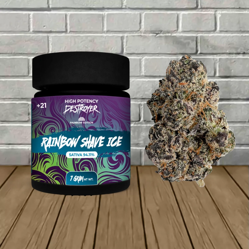 Destroyer Rainbow Edition Premium Exotic THCA Flower 7g - Image 6
