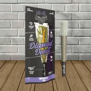 Alternative view of Hidden Hills 2.2g THCa Diamond Donut Preroll