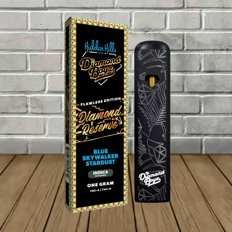 Hidden Hills X Diamond Boyz Diamond Reserve THCa + THCh Disposable 1g
