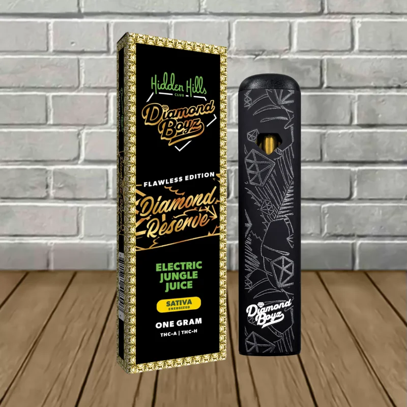 Hidden Hills X Diamond Boyz Diamond Reserve THCa + THCh Disposable 1g - Image 5