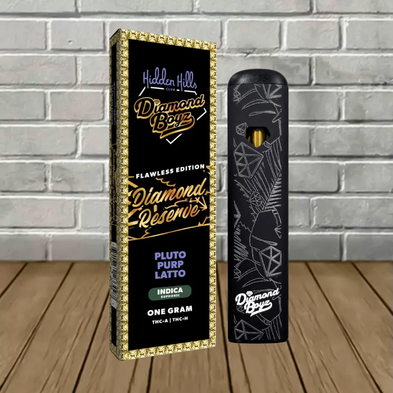 Hidden Hills X Diamond Boyz Diamond Reserve THCa + THCh Disposable 1g - Image 2