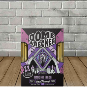 Alternative view of Domewrecker 2×2 THCa Liquid Diamonds Cartridge 4g