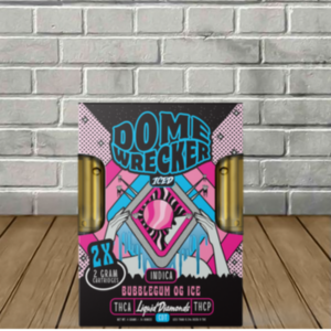 Domewrecker 2×2 THCa Liquid Diamonds Cartridge 4g - Image 3