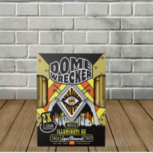 Domewrecker 2×2 THCa Liquid Diamonds Cartridge 4g - Image 7