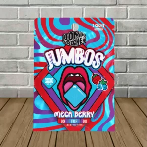 Domewrecker JUMBOS D9 | THCp | D8 3000mg Gummies - Image 3