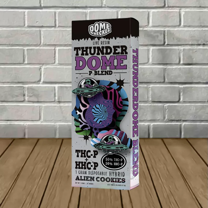 Domewrecker Live Resin Thunderdome P-Blend Disposable 1g - Image 2
