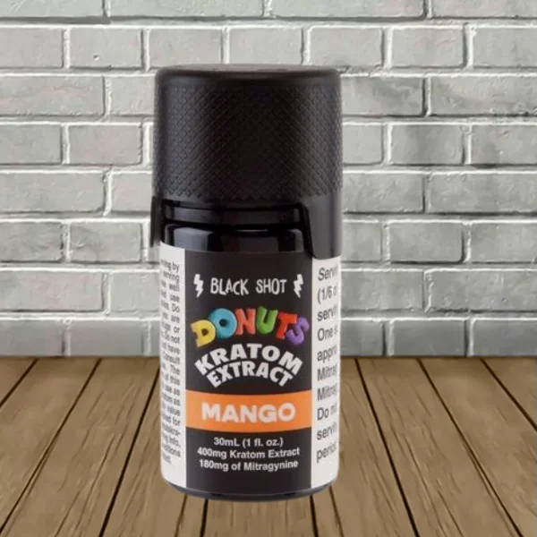Donuts Liquid Kratom Extract Black Shot 30ml - Image 2