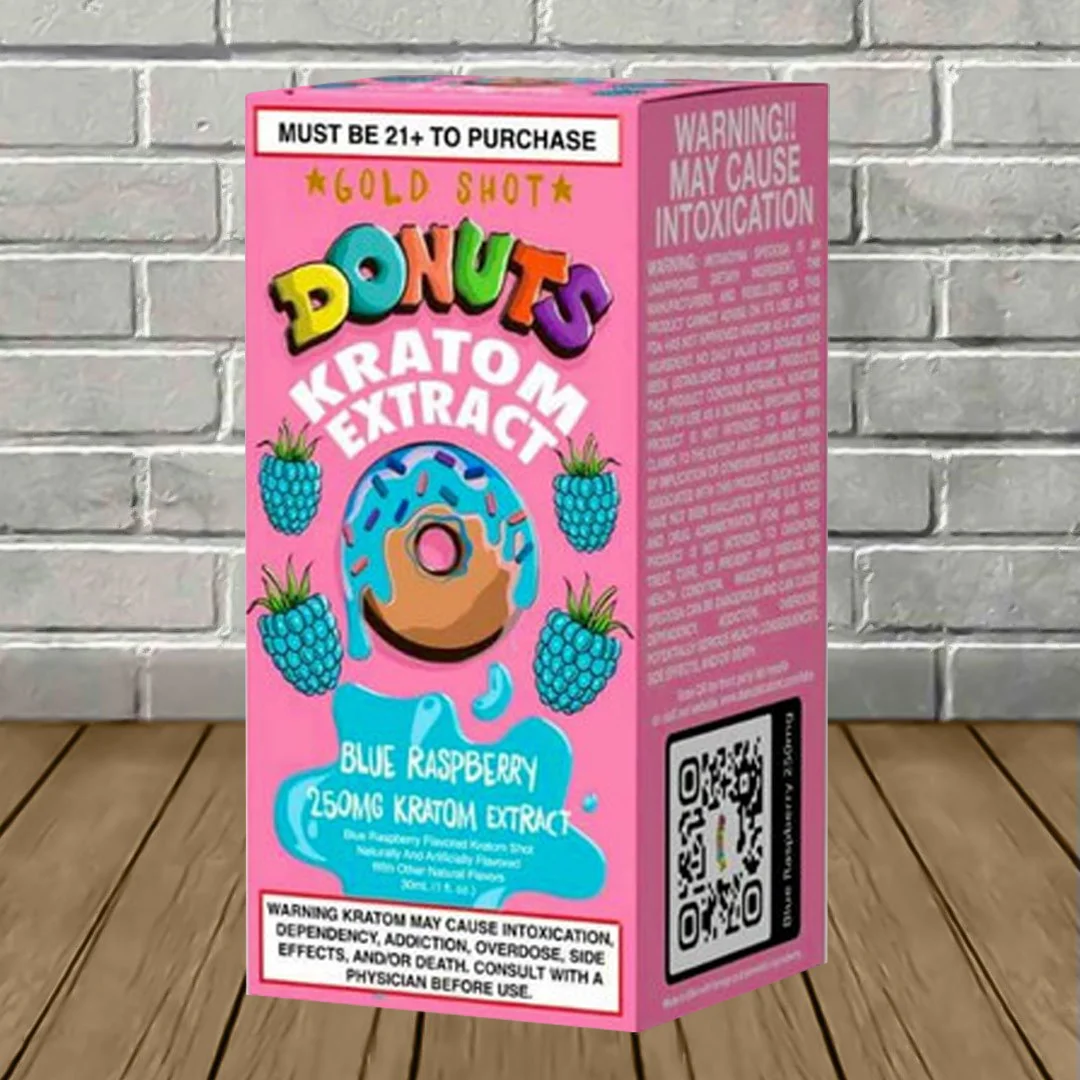 Donuts Liquid Kratom Extract Gold Shot 30ml - Image 6