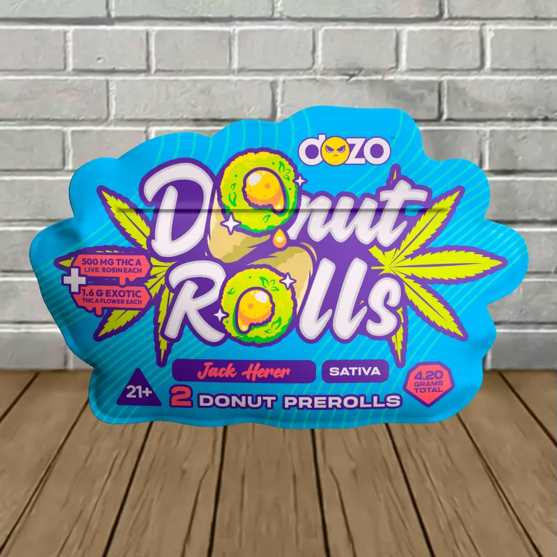 Dozo Donut Rolls THCa Prerolls 2pk - Image 2